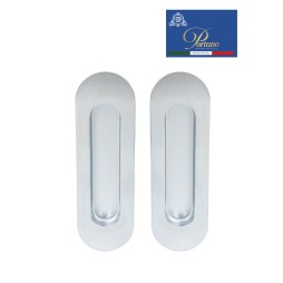 Дверная ручка PORTUNO для раздвижных дверей Стиль модерн. Артикул S.01.02 Матовый хром