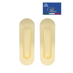 Дверная ручка PORTUNO для раздвижных дверей Стиль модерн. Артикул S.01.07 Матовое золото