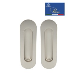 Дверная ручка PORTUNO для раздвижных дверей Стиль модерн. Артикул S.01.14 Матовый никель