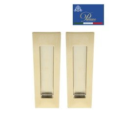 Дверная ручка PORTUNO для раздвижных дверей Стиль модерн. Артикул S.02.06 PVD Полированное золото