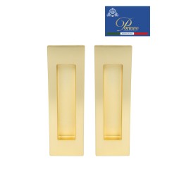 Дверная ручка PORTUNO для раздвижных дверей Стиль модерн. Артикул S.02.07 Матовое золото