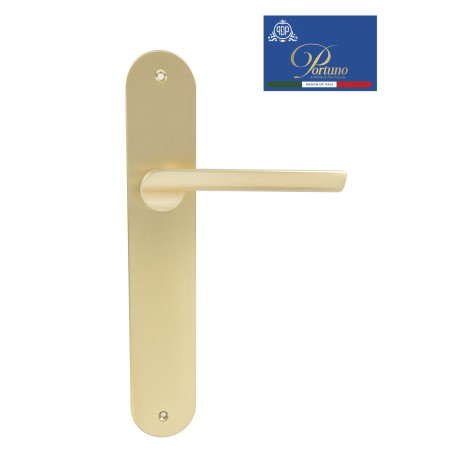 Дверная ручка на планке PORTUNO Punto 602.07PL Матовое золото