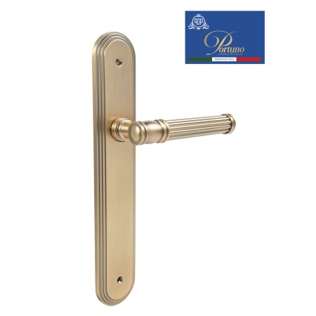 Дверная ручка на планке PORTUNO Impero 1011.11PL Матовый кофе