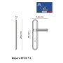 Дверная ручка на планке под цилиндр PORTUNO Impero 1011.11CYL Матовый кофе