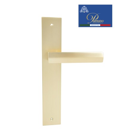 Дверная ручка на планке PORTUNO Alba 721.07PL Матовое золото