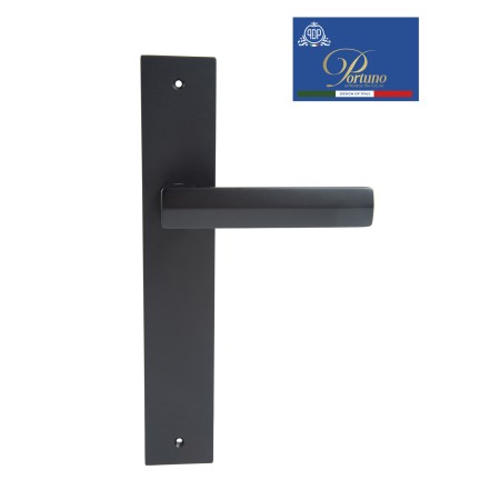 Дверная ручка на планке PORTUNO Alba 721.03PL Чёрный