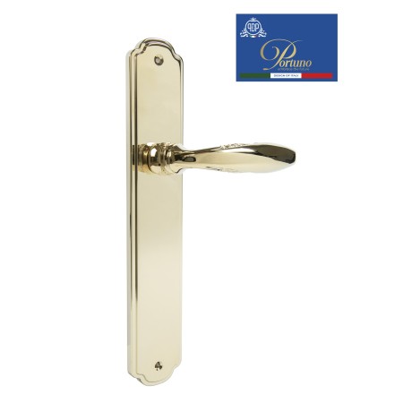 Дверная ручка на планке PORTUNO Anna 909.06PL PVD Полированное золото