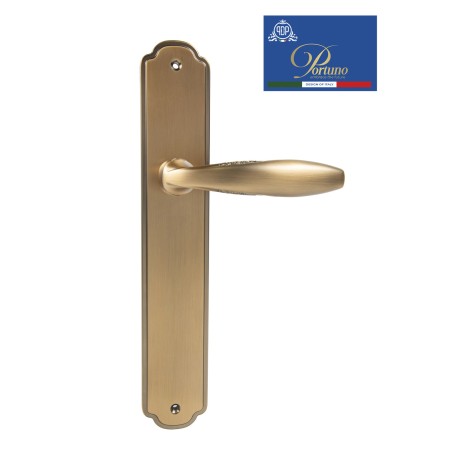 Дверная ручка на планке PORTUNO Anna 909.11PL Матовый кофе