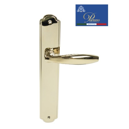 Дверная ручка на планке PORTUNO Anna 909.06PL PVD Полированное золото