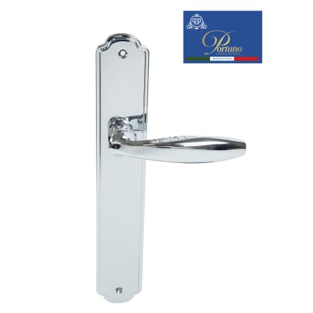 Дверная ручка на планке PORTUNO Anna 909.01PL Полированный хром