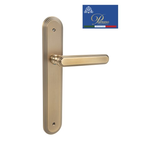 Дверная ручка на планке PORTUNO Chic 1016.11PL Матовый кофе