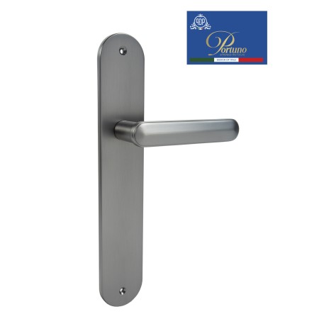 Дверная ручка на планке PORTUNO Onyx 623.05PL Матовый графит