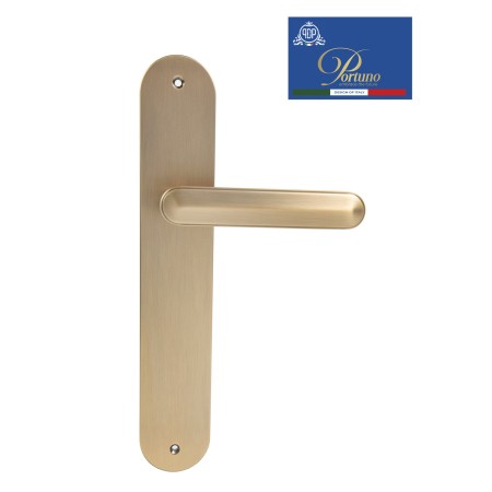 Дверная ручка на планке PORTUNO Onyx 623.11PL Матовый кофе