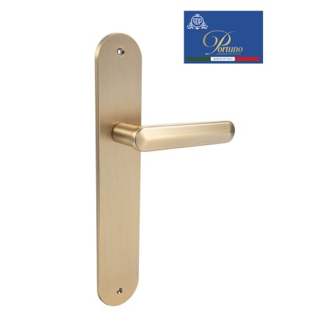 Дверная ручка на планке PORTUNO Onyx 623.11PL Матовый кофе