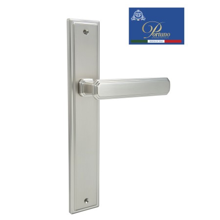 Дверная ручка на планке PORTUNO Pyramid 822.14PL Матовый никель