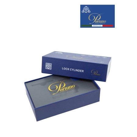 Цилиндровый механизм PORTUNO. Арт.CS60.02, 60м. (30+30), Цвет, Матовый хром. ключ-вертушка
