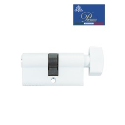 Цилиндровый механизм PORTUNO. Арт.CS60.04, 60м. (30+30), Цвет, Белый. ключ-вертушка