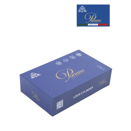 Цилиндровый механизм PORTUNO. Арт.CD60.01, 60м. (30+30), Цвет, Полированный хром. ключ-ключ