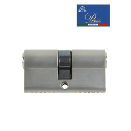 Цилиндровый механизм PORTUNO. Арт.CD60.14, 60м. (30+30), Цвет, Матовый никель. ключ-ключ