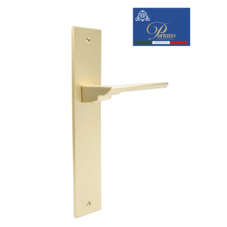 Дверная ручка на планке PORTUNO Italia 706.07 PL Матовое золото