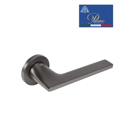 Дверная ручка на розетке Portuno Alato 114.05 матовый графит