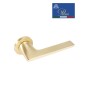 Дверная ручка на розетке Portuno Alato 114.07 матовое золото