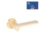 Дверная ручка на розетке Portuno Ama 104.07 матовое золото