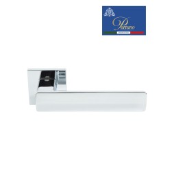 Дверная ручка на розетке Portuno Alba 221.01 Полированный хром Дверная ручка на розетке Portuno Alba 221.01 Полированный хром