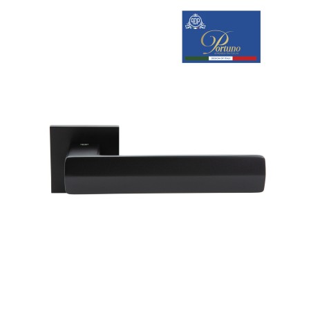 Дверная ручка на розетке Portuno Alba 221.03 Чёрный