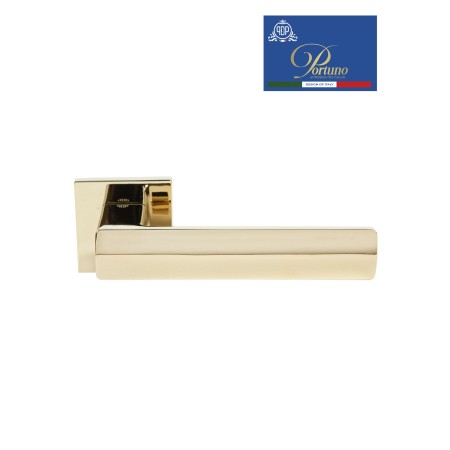 Дверная ручка на розетке Portuno Alba 221.06 PVD Полированное золото