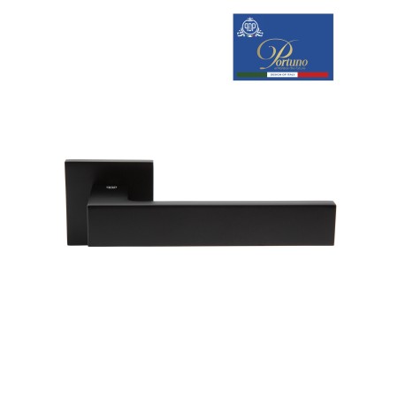 Дверная ручка на розетке Portuno Alice 219.03 Черный