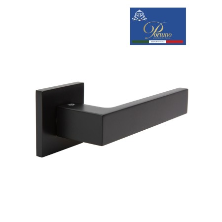 Дверная ручка на розетке Portuno Alice 219.03 Черный