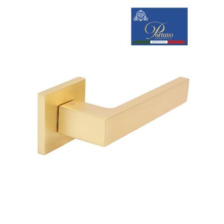 Дверная ручка на розетке Portuno Alice 219.07 Матовое золото