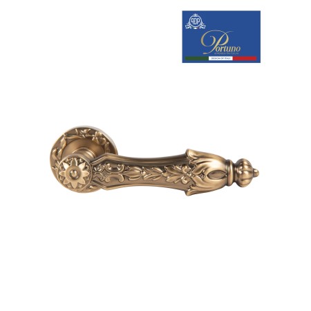 Дверная ручка на розетке Portuno Arcadia 418.11 Матовый кофе