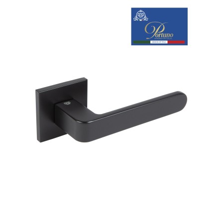 Дверная ручка на розетке Portuno Fedra 213.03 Черный