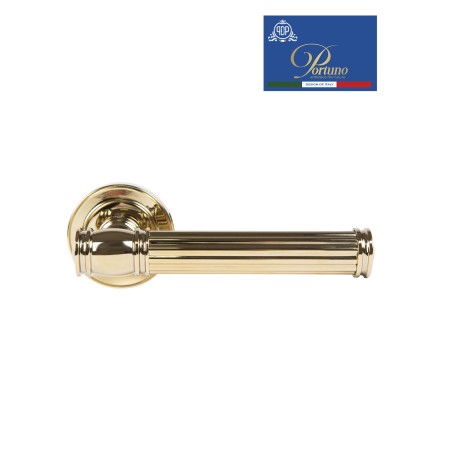 Дверная ручка на розетке Portuno Impero 311.06 PVD Полированное золото
