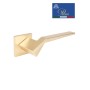Дверная ручка на розетке Portuno Origami 205.07 Матовое золото