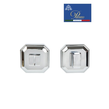 Ручка поворотная Portuno WC.055 Полированный хром WC.055.01 (WC фиксатор)