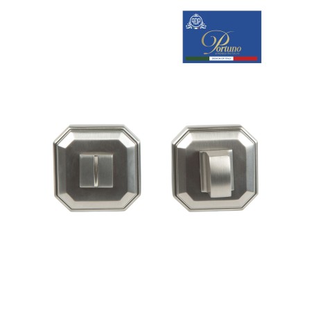 Ручка поворотная Portuno WC.055 Матовый никель WC.055.14 (WC фиксатор)